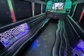 Kenosha Limo Bus Interior