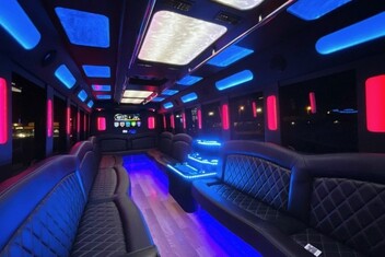 Kenosha Limousine Bus Interior